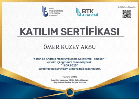 Kotlin ile Android Mobil Uygulama Geliştirme Temelleri